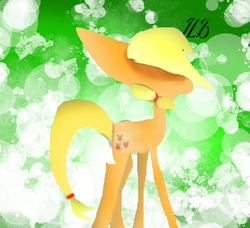 Size: 512x467 | Tagged: safe, artist:lavenderheart, applejack, earth pony, pony, g4, female, solo