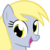 Size: 512x512 | Tagged: safe, artist:the smiling pony, derpy hooves, pegasus, pony, g4, .svg available, bust, cute, derpibooru badge, female, happy, open mouth, portrait, simple background, smiling, solo, svg, transparent background, vector