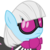 Size: 512x512 | Tagged: safe, artist:the smiling pony, photo finish, earth pony, pony, g4, .svg available, bust, derpibooru badge, female, portrait, simple background, solo, sunglasses, svg, transparent background, vector