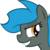 Size: 512x512 | Tagged: safe, artist:the smiling pony, oc, oc only, oc:jade shine, pegasus, pony, g4, .svg available, bust, derpibooru badge, grin, portrait, simple background, smiling, solo, svg, transparent background, vector