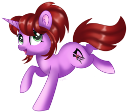 Size: 2178x1919 | Tagged: safe, artist:ilynalta, oc, oc only, oc:fairy snake, pony, unicorn, female, mare, open mouth, simple background, solo, transparent background