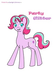 Size: 960x1280 | Tagged: safe, artist:hayley566, pinkie pie, starlight glimmer, pony, unicorn, g4, female, fusion, solo