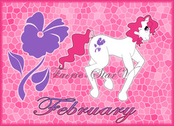 Size: 7014x5100 | Tagged: safe, artist:faerie-starv, february violet, pony, g1, absurd resolution, birthflower ponies, female, solo, watermark