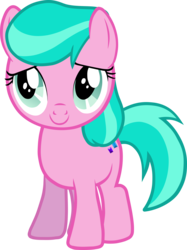Size: 3000x4002 | Tagged: safe, artist:litrojia, aquamarine, earth pony, pony, g4, female, filly, high res, simple background, solo, transparent background, vector