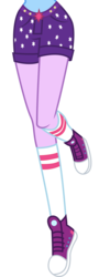 Size: 1746x4877 | Tagged: dead source, safe, artist:teentitansfan201, artist:uponia, edit, vector edit, sci-twi, twilight sparkle, equestria girls, g4, my little pony equestria girls: legend of everfree, clothes, converse, cropped, female, high res, leg focus, legs, pictures of legs, raised leg, shoes, shorts, simple background, sneakers, socks, solo, transparent background, vector