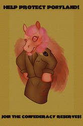 Size: 900x1367 | Tagged: safe, artist:systemcat, oc, oc only, g1, clothes, military, military uniform, request, solo, uniform, world war ii
