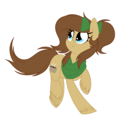 Size: 1024x1024 | Tagged: safe, artist:kellythedrawinguni, oc, oc only, oc:mocha latte, earth pony, pony, bow, cute, female, gift art, hair bow, mare, raised hoof, simple background, solo, transparent background