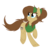 Size: 1024x1024 | Tagged: safe, artist:kellythedrawinguni, oc, oc only, oc:mocha latte, earth pony, pony, bow, cute, female, gift art, hair bow, mare, raised hoof, simple background, solo, transparent background