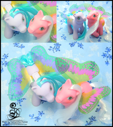Size: 610x684 | Tagged: safe, artist:sd-dreamcrystal, lady flutter, g1, customized toy, high flyer, irl, photo, summer wing ponies, toy