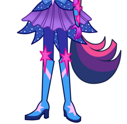 Size: 2000x1949 | Tagged: dead source, safe, artist:mixiepie, artist:teentitansfan201, edit, vector edit, sci-twi, twilight sparkle, equestria girls, g4, my little pony equestria girls: legend of everfree, boots, boots shot, cropped, crystal guardian, female, high heel boots, leg focus, legs, pictures of legs, ponytail, simple background, solo, sparkles, super ponied up, transparent background, vector