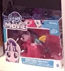 Size: 213x233 | Tagged: safe, pinkie pie, rarity, starlight glimmer, g4, my little pony: the movie, irl, merchandise, photo, picture for breezies, toy fair, toy fair 2017