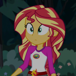 Size: 690x690 | Tagged: safe, screencap, sunset shimmer, equestria girls, g4, my little pony equestria girls: legend of everfree, cropped, female, solo