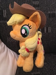Size: 3024x4032 | Tagged: safe, artist:stammis, applejack, earth pony, pony, g4, high res, irl, photo, plushie, solo