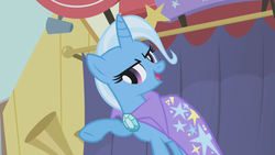 Size: 1280x720 | Tagged: safe, screencap, trixie, pony, boast busters, g4, female, mare, solo