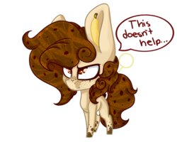 Size: 2500x2000 | Tagged: safe, artist:immagoddampony, oc, oc only, original species, chibi, closed species, cocktail colt, freckles, high res, simple background, solo, transparent background