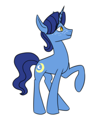 Size: 1600x1970 | Tagged: safe, artist:torusthescribe, night light, pony, g4, freckles, male, raised hoof, simple background, solo, transparent background