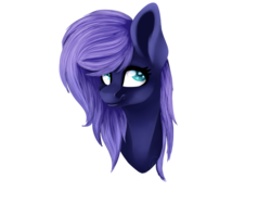 Size: 2500x2000 | Tagged: safe, artist:immagoddampony, oc, oc only, oc:lola, earth pony, pony, bust, female, high res, mare, portrait, simple background, solo, transparent background