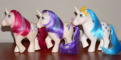 Size: 700x347 | Tagged: safe, artist:sphinx47, glory, majesty, moondancer (g1), g1, crown, female, irl, jewelry, photo, regalia, toy