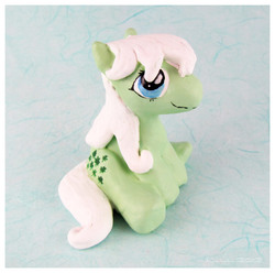 Size: 1000x992 | Tagged: safe, artist:kaikaku, minty (g1), pony, g1, clay, female, sculpture, solo, traditional art