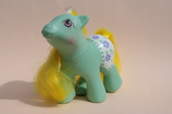 Size: 4272x2848 | Tagged: safe, artist:flicksi, baby sunnybunch, pony, baby, baby pony, blushing, high res, irl, photo, solo, toy