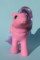 Size: 2848x4272 | Tagged: safe, artist:flicksi, baby north star, pony, g1, baby, baby pony, high res, irl, photo, solo, toy