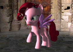 Size: 700x500 | Tagged: safe, artist:solomen, heart throb, pony, g1, g4, 3d, female, g1 to g4, generation leap, poser, solo