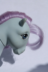 Size: 2848x4272 | Tagged: safe, artist:flicksi, blue belle, pony, g1, high res, irl, photo, solo, toy