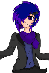 Size: 2911x4351 | Tagged: safe, oc, oc only, oc:noxx, human, high res, humanized, simple background, solo, white background