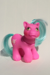 Size: 2848x4272 | Tagged: safe, artist:flicksi, baby whirly twirl, pony, g1, high res, irl, photo, solo, toy