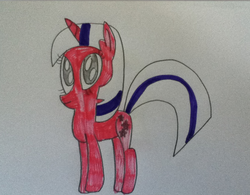 Size: 908x710 | Tagged: safe, artist:danishtreats, twilight, pony, unicorn, g1, g4, female, g1 to g4, generation leap, looking at you, pencil drawing, solo, traditional art