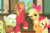 Size: 3527x2300 | Tagged: safe, artist:porygon2z, apple bloom, applejack, big macintosh, granny smith, earth pony, pony, g4, accessory swap, apple family, high res, male, stallion, vector