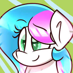 Size: 400x400 | Tagged: safe, artist:lynchristina, oc, oc only, oc:sugar cloud, pegasus, pony, heart eyes, icon, solo, wingding eyes