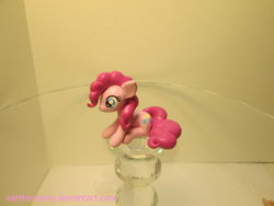 Size: 4608x3456 | Tagged: safe, artist:earthenpony, pinkie pie, earth pony, pony, g4, craft, female, high res, photo, sculpture, solo, table, traditional art
