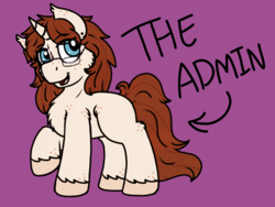 Size: 1280x960 | Tagged: dead source, safe, artist:php62, oc, oc only, pony, unicorn, blank flank, ear piercing, freckles, glasses, looking back, piercing, ponified, smiling, solo, unshorn fetlocks