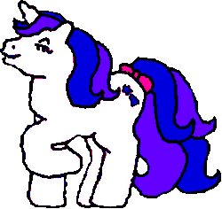 Size: 297x280 | Tagged: safe, artist:babyglory38, baby glory, pony, g1, female, gif, looking at you, non-animated gif, simple background, solo, transparent background