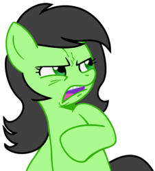 Size: 839x928 | Tagged: safe, artist:megasweet, edit, oc, oc only, oc:filly anon, pony, ew gay, female, filly, meme, simple background, solo, transparent background