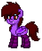 Size: 142x171 | Tagged: safe, artist:lavenderheart, oc, oc only, bat pony, pegasus, pony, pony town, clothes, simple background, sister, socks, solo, striped socks, white background