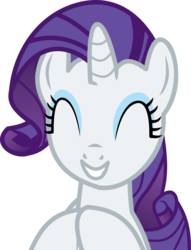 Size: 9772x12815 | Tagged: safe, artist:cyanlightning, rarity, pony, unicorn, g4, gauntlet of fire, .svg available, ^^, absurd resolution, cute, eyes closed, female, mare, raribetes, simple background, smiling, solo, transparent background, vector