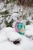 Size: 2848x4272 | Tagged: safe, artist:flicksi, baby paws, pony, g1, baby, baby pony, bandana, high res, irl, neckerchief, photo, snow, solo, toy