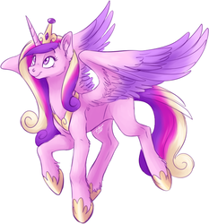 Size: 629x676 | Tagged: safe, artist:fizzy-dog, princess cadance, alicorn, pony, g4, female, simple background, solo, spread wings, white background