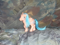 Size: 1600x1200 | Tagged: safe, artist:fizzy--love, blue belle, pony, g1, irl, photo, solo, toy