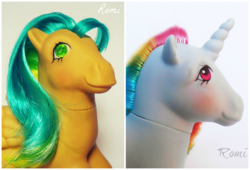 Size: 2444x1666 | Tagged: safe, artist:gosseta, masquerade (g1), moonstone, g1, irl, photo, toy