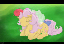 Size: 800x556 | Tagged: safe, artist:iluzy, rosedust, flutter pony, pony, g1, female, solo