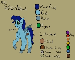 Size: 2000x1600 | Tagged: safe, artist:speedpaintthegod, oc, oc only, oc:speedpaint, pegasus, pony, damaged wing, reference sheet, simple background, solo, text