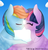 Size: 1920x2000 | Tagged: safe, artist:wolfoflife, rainbow dash, twilight sparkle, alicorn, pony, g4, cloud, female, flying, lesbian, ship:twidash, shipping, sky, sun, twilight sparkle (alicorn)