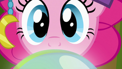 Size: 1920x1090 | Tagged: safe, screencap, pinkie pie, earth pony, pony, g4, it's about time, crystal ball, female, madame pinkie, mare, solo