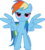 Size: 849x942 | Tagged: safe, artist:ivanspacebiker, rainbow dash, pegasus, pony, g4, bedroom eyes, female, front, lidded eyes, looking at you, simple background, solo, transparent background, vector