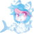 Size: 4014x4045 | Tagged: safe, artist:sorasku, oc, oc only, original species, shark pony, absurd resolution, blushing, simple background, solo, transparent background