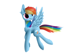 Size: 1024x768 | Tagged: safe, artist:keisaa, rainbow dash, pegasus, pony, g4, female, simple background, solo, spread wings, transparent background