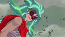 Size: 1920x1080 | Tagged: safe, edit, edited screencap, screencap, gaea everfree, gloriosa daisy, equestria girls, g4, my little pony equestria girls: legend of everfree, akira, female, magical geodes, solo, tetsuo